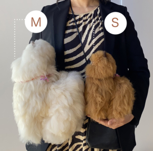 ★極美品！希少サイズ LL ミンク ツイード　軽量 アルパカ100 キャメル CCS 23干支 momoko 卯 wh | PW-momoko | PetWORKs
